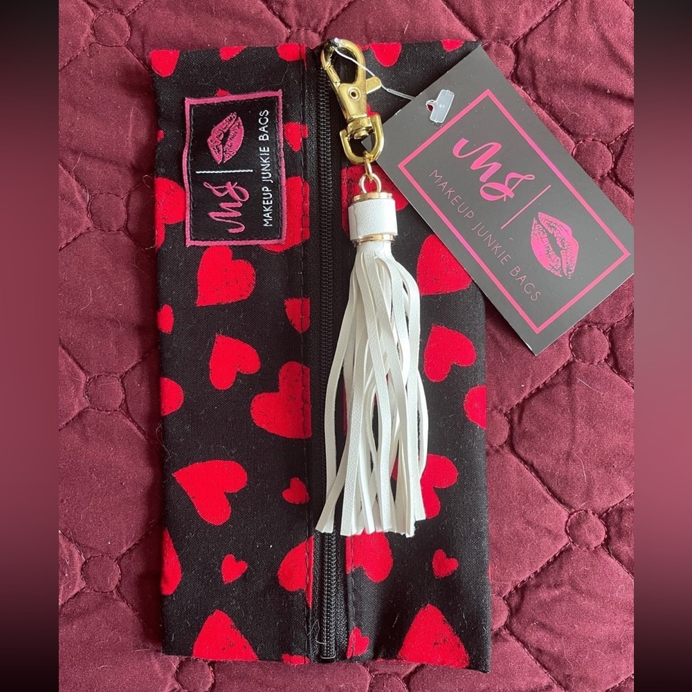 Makeup Junkie bag - Mini ~ Valentine hearts